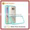 [UPO] 2 in 1 Crystal Transparent Anti Scratch Hard Plastic PC TPU Mobile Back Case for Samsung Galaxy S6