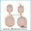European Women Simple Style Fashion Jewelry Gemstone Earrings Party Gift