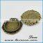 antique bronze 25mm round pendant cameo setting , 25mm round pendant tray can plate all the color you want