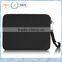 Canvas zipper tablet bag handbag laptop sleeve for student Black