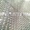 wholesale top sale 24row rhinestone diamond sparking plastic mesh ribbon crystal wrap rolls for wedding