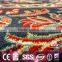 Elegant Leaf Pattern Handtufted Carpet