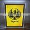 Advertising product acrylic sign board crystal led magnetic menu light box