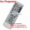 ZF White 28 Buttons Universal IR GB015WJ Projector remote control for Sharpu Projector