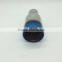 Stainless Steel double layer stright Cut rolled edge Blue Universal tip