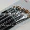 6pcs/set Different Shape Nylon Hair Paint Brush Set Wooden Handle