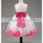 New Cute Sleeveless O-Neck Waist Flower Back Bow Petal Hem Cute Dress Communion Flower Girl Pageant Illusion Petal Dress