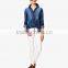 High Waist women Denim jeans Tube Pants in Grey (LOTX185)