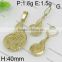 New arrival popular gold plated dubai gold jewelry set