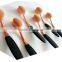 2017 Hot Sale 10pcs Cosmetic Brush Foundation Oval Makeup Brush Set