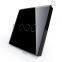 EU three gang two way Crystal glass panel touch light switch,110V/250V50HZ/60HZ wall switch