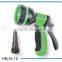 Adjustable Flexible 8-pattern spray garden car wash machine nozzle