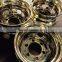 Gold-plating chrome steel wheels