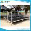 6 Rows aluminum bleachers,outdoor fixed grandstand seating
