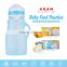 Refillable squeeze bpa free silicone baby food tubes with nozzle
