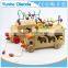 animal Shape Sorter truck and bead maze - Pull Along Toy - animal in many Shape Blocks