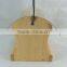 Handmade wild natural wood bird house feeder with Acrylic board