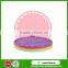 Colorful Round Shape Silicone Table Mat, Heat Resistant Silicone Placemat