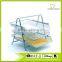 Store More Promotional 3 Layer Silver Stand Desk File Tray