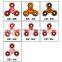 Custom Toy Finger Spinner Spinners Hand ABS Plastic Fidget Spinner