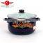 810EDG enamel frying cooking pot/ deep fat fryer /enamel frying pan