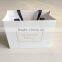 Custom Luxury Clothing packaging Paper shopping bag with ribbon handle
