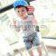 Children's cotton printing cool suit with triangular bandage