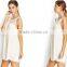 Wholesale European high quality silk Sexy ladies Lace maternity white summer Dress