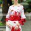 Maxnegio computer shirt print machine ruffle long sleeve woman casual shirt