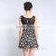 ODM/OEM GOOD SERVICE FROM CHINA V-NECK FASHION SEXY GIRL PRINT DRESS