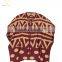Cardigan Style Lady Custom Intarsia Wool Poncho Sweater