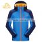 2016 new style waterproof windproof and breathable men hoody softshell jacket with fleece lining