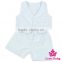 66TQZ481 Lovebaby Wholesale Boutique Outfits White Soft Cotton Short Sleeve Toddlers Girls&Boys Cute Infant Set