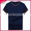 Short sleeve man 100 cotton bulk flat knit stripe basic t-shirt