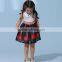 Kids 2017 Baby Girls Vintage Style Popular Design With Printing and Special Collar Designs
