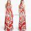 Walson W72129G 2016 summer dress women chiffom dress maxi long dress for women