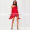 Strapless new trendy stylish clothing red adult woman romper
