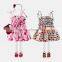 Sleeveless kid girl dress girl boutique dress