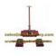 Cargo trolley applied on moving heavy duty equipment