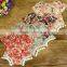 Pom pom baby linen romper floral pattern M7041201