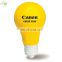 PU Foam Toy Custom Logo Light Bulb Stress Reliever Publicidad Ever Promos
