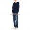 unique design navy pullover big hood hoodies for man