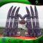 Hongyi Custom Inflatable Halloween Skull Arch/ Giant Party Decoration, Ornament for Sale