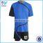Yihao 2015 new design men blue soccer jersey uniform custom printed football jersey