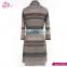 Polyester Fiber Stripe Latest Fashion Casual Maxi Dresses For Women