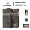 Wholesale Brand New Multi Slots Leather Cover Case for iPhone 6 & 6s with Zipper,Magnetic Clasp