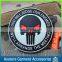 customized own brand pvc patches snake logo rubber clothing patches