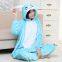 Rabbit Cartoon Flannel Conjoined Polyester Pajamas