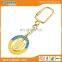 High Quality Souvenir Custom Metal Spinning Carabiner Keychain