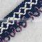 Machine embroidery lace trim, braided lace trim